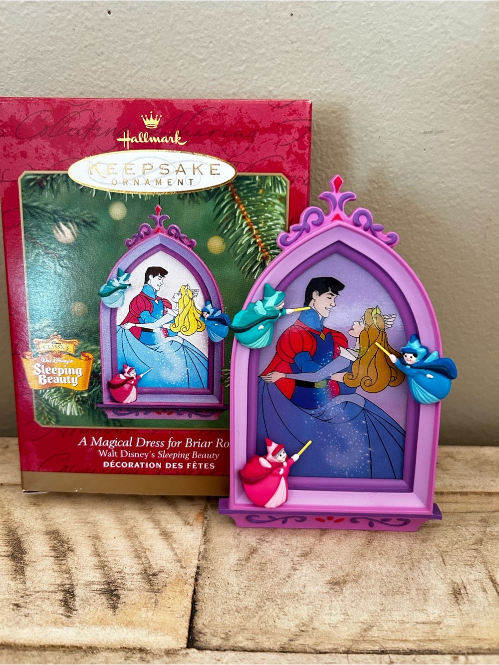 Vintage Hallmark Keepsake Sleeping Beauty "A Magical Dress for Briar Rose” Ornam